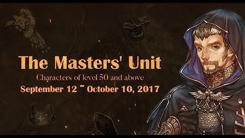 TOS NEW EVENT! The Masters