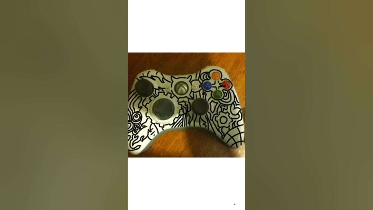 Custom Xbox 360 Controller Customized with a Sharpie YouTube