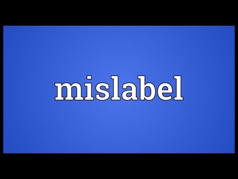 Header of mislabel