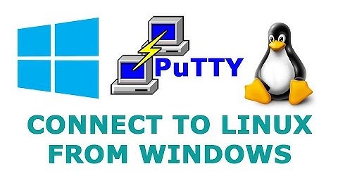 How to connect linux server from windows using putty