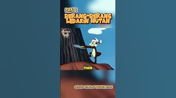 Part 1!BERANG-BERANG Ledakin Hutan Demi Selamatin Dunia!#shorts #alurcerita #funny