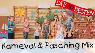 Karneval & Fasching - Der beste Kinderliedermix 🎉 || Kinderlieder zum Mitsingen, Tanzen und Bewegen