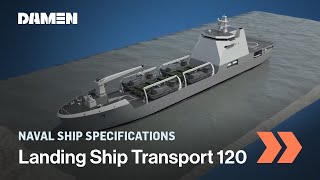 Landing Ship Transport 120 | Ship Specifications | Damen Shipyards