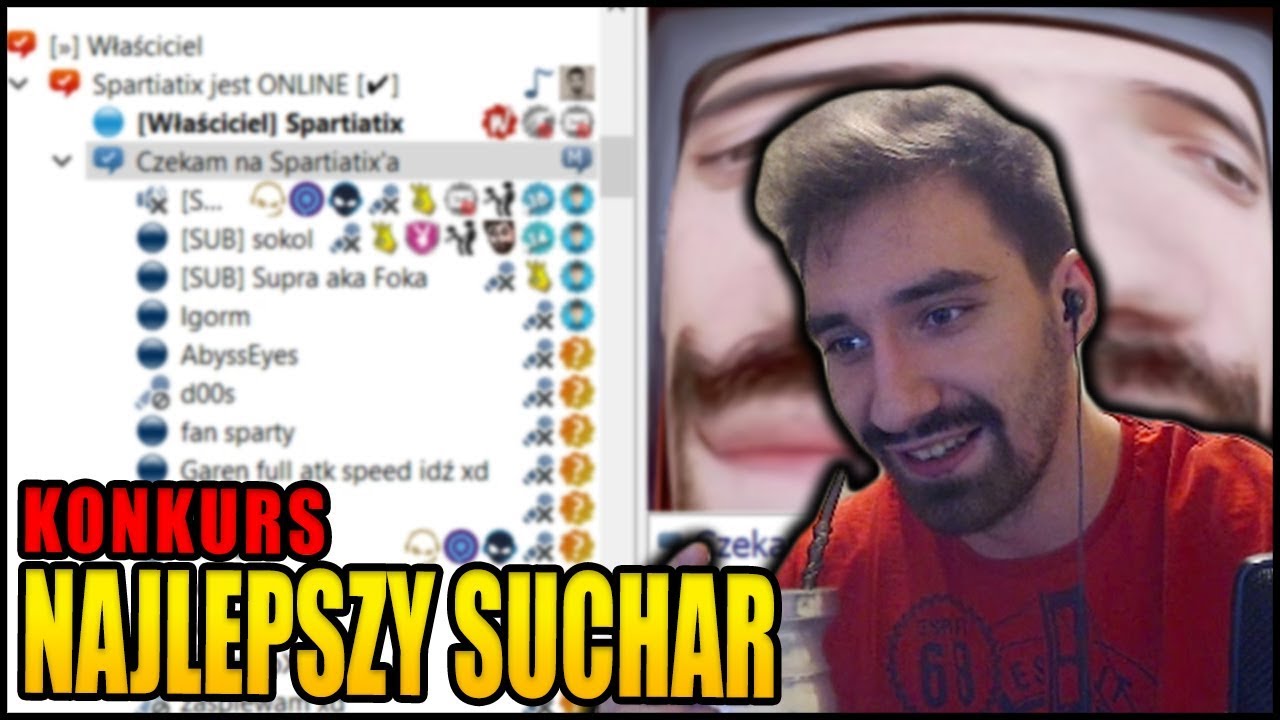 KONKURS NA NAJLEPSZEGO SUCHARA TIMSPIKOWEGO [ LEPIEJ WEŹ SE WODĘ ZIOMEK ]