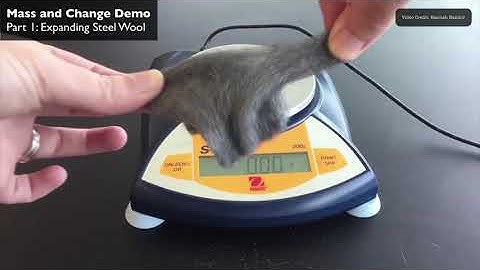 CHM130AA: Mass and Change Demo: Part 1