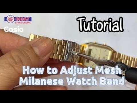 How To Adjust A Casio Watch Band