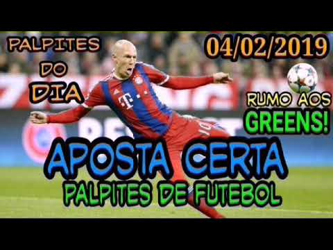 PALPITES DE FUTEBOL APOSTA CERTA PARA SEGUNDA-FEIRA 04/01 + TRIPLA! RUMO AOS GREENS!