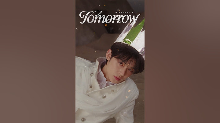 TXT (투모로우바이투게더) minisode 3: TOMORROW Concept Trailer Teaser (YEONJUN ver.)