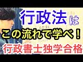 【行政書士試験】初学者向け　この流れで行政法を最速習得　インプット、アウトプットのコツ