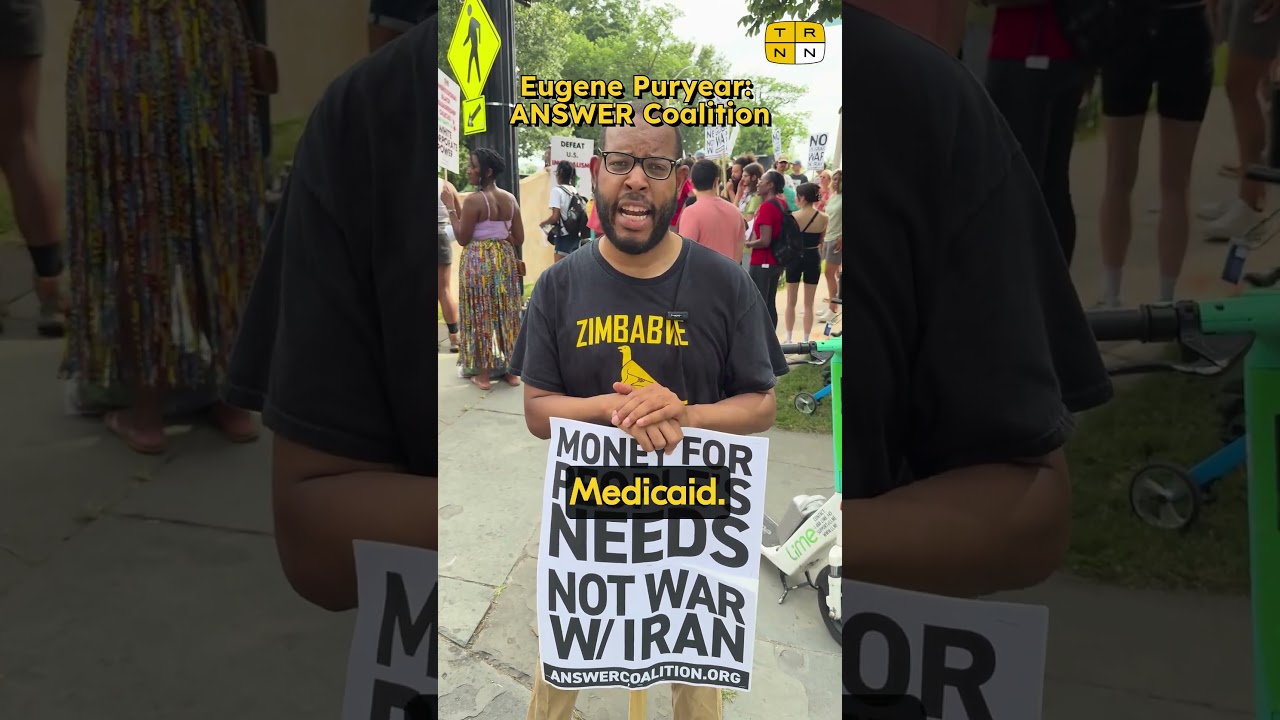 'Stop bombing Iran now!': Baltimoreans protest #trump war on Iran