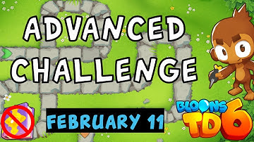 Bloons TD 6 Advanced Challenge | MOAB With 4K | No MK No Powers Used | February 11 2024