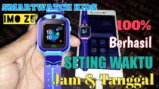 Cara mengatur waktu || Jam dan tanggal di jam Z5 || Smart watch anak murah screenshot 3