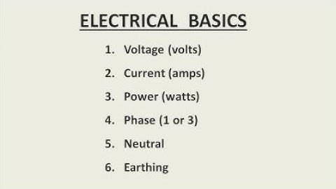 Electrical Basics (at Home) - Tamil