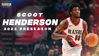 Best of Scoot Henderson - 2023 -24 Preseason Rookie Highlights
