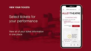 Details How to Access Your Digital Tickets | Alley Theatre Guide