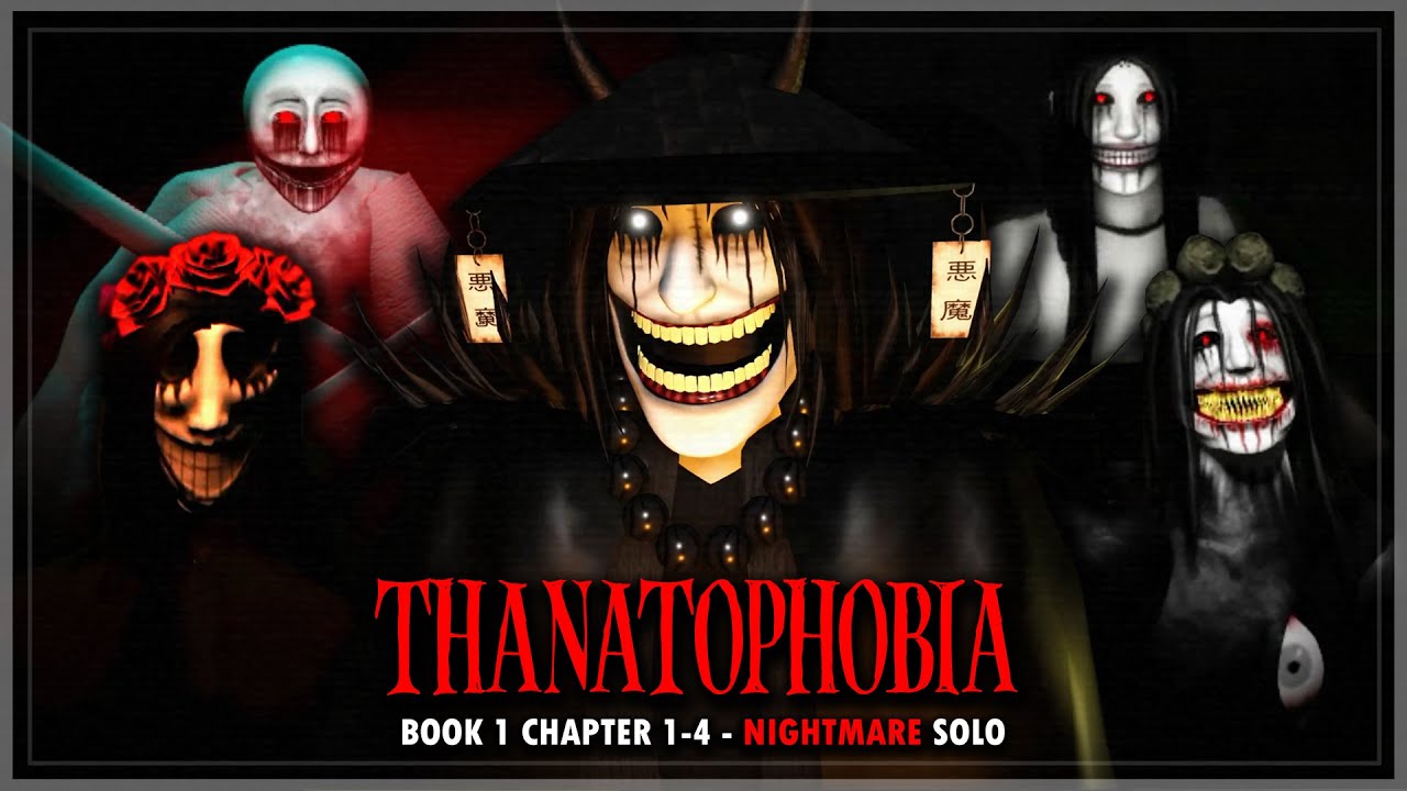 Thanatophobia - Book 1 Chapter 1-4 - Nightmare Solo (Full Walkthrough) | Roblox