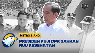 Presiden Puji DPR Sahkan RUU Kesehatan