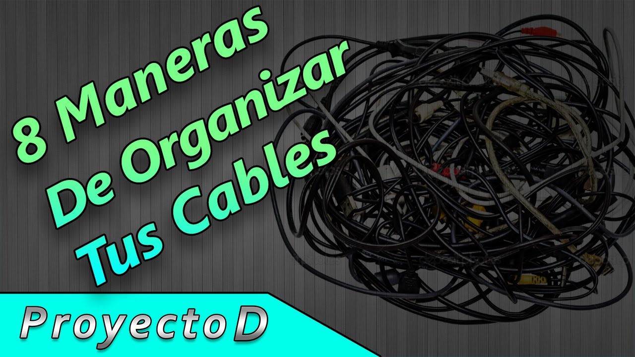 8 Mejores Ideas para Oganizar los Cables del Escritorio - LayoutMag ES