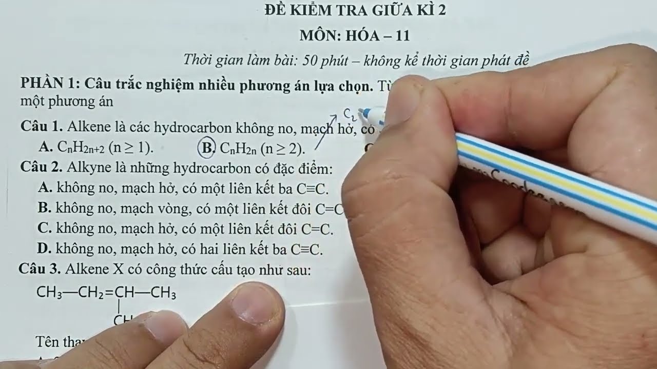 [ HÓA 11 - CẤU TRÚC MỚI ]  KIỂM TRA GIỮA HỌC KÌ 2 - NĂM HỌC 2025