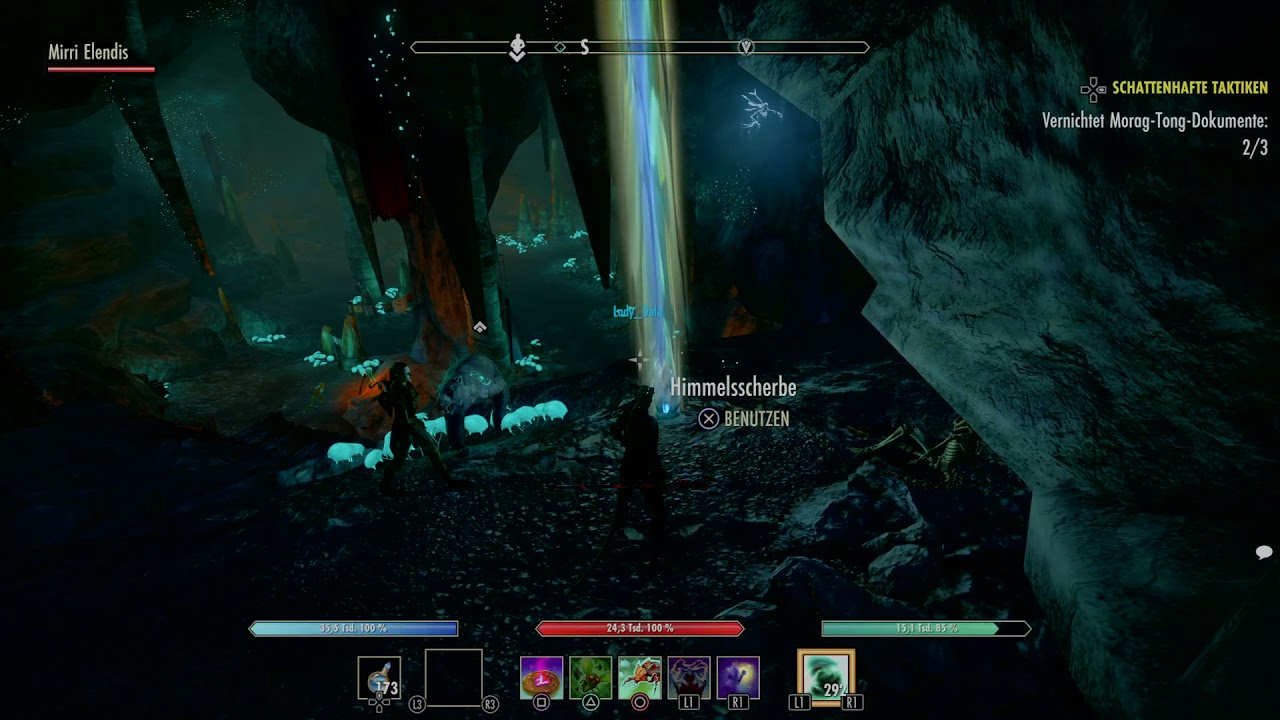 ESO 17. Himmelsscherbe Blackwood, In einer Höhle der falschen Nacht Himmel