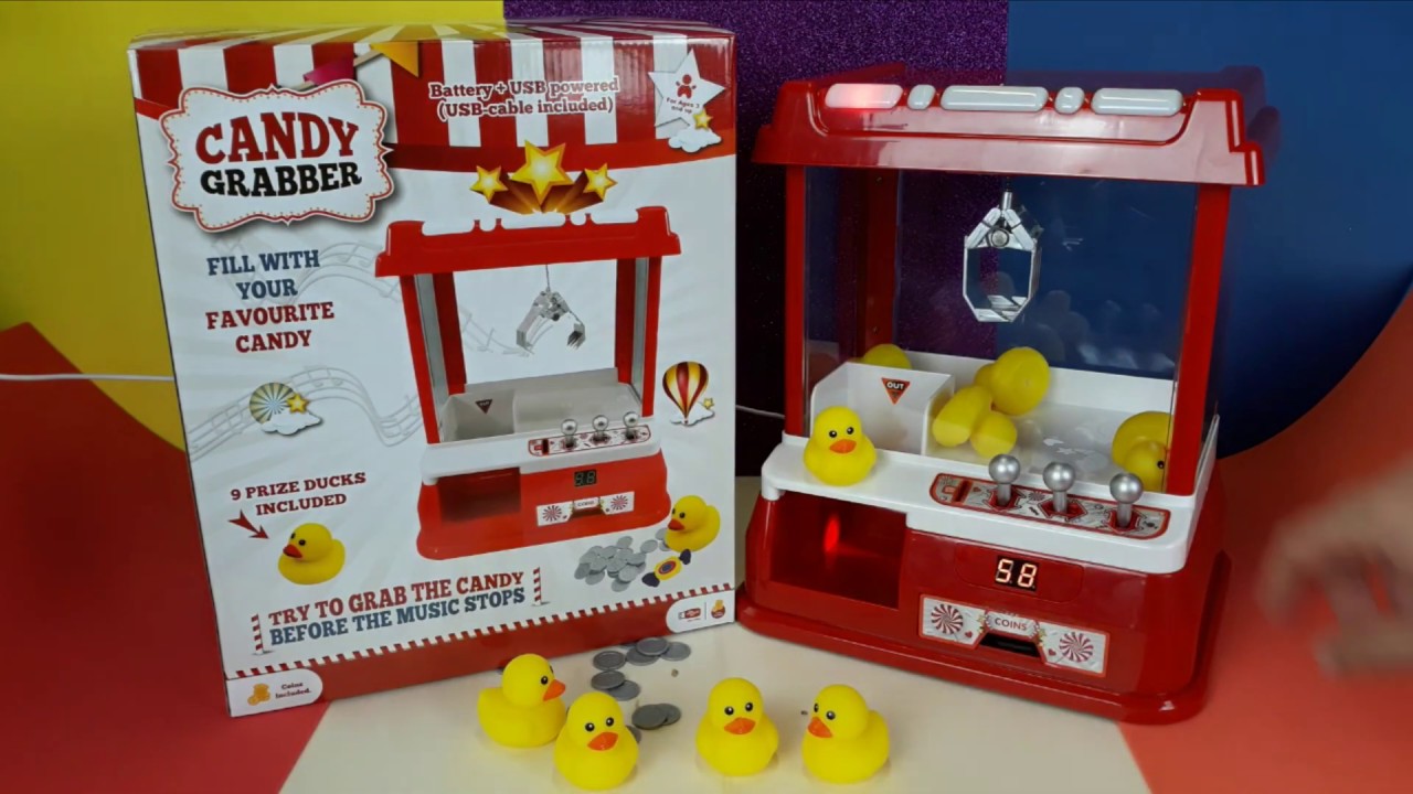 Claw Machine B/O Crane Game Candy Grabber Piccola Macchina Per