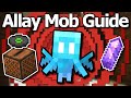 Minecraft 120 allay guide  duplicating sorters item collector build allay army