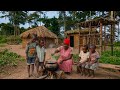 Preparing a Super Tasty Organic Lunch In Our African Traditional Village & Building Our Chicken Hous