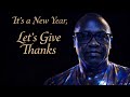 It’s a New Year, let’s give Thanks 