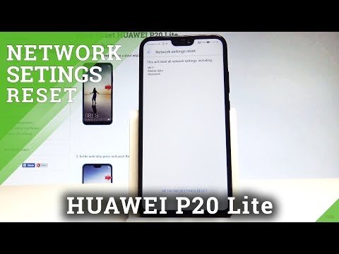 How to Restore Default Network Settings in HUAWEI P20 Lite - Delete Saved Wi-Fi |HardReset.Info