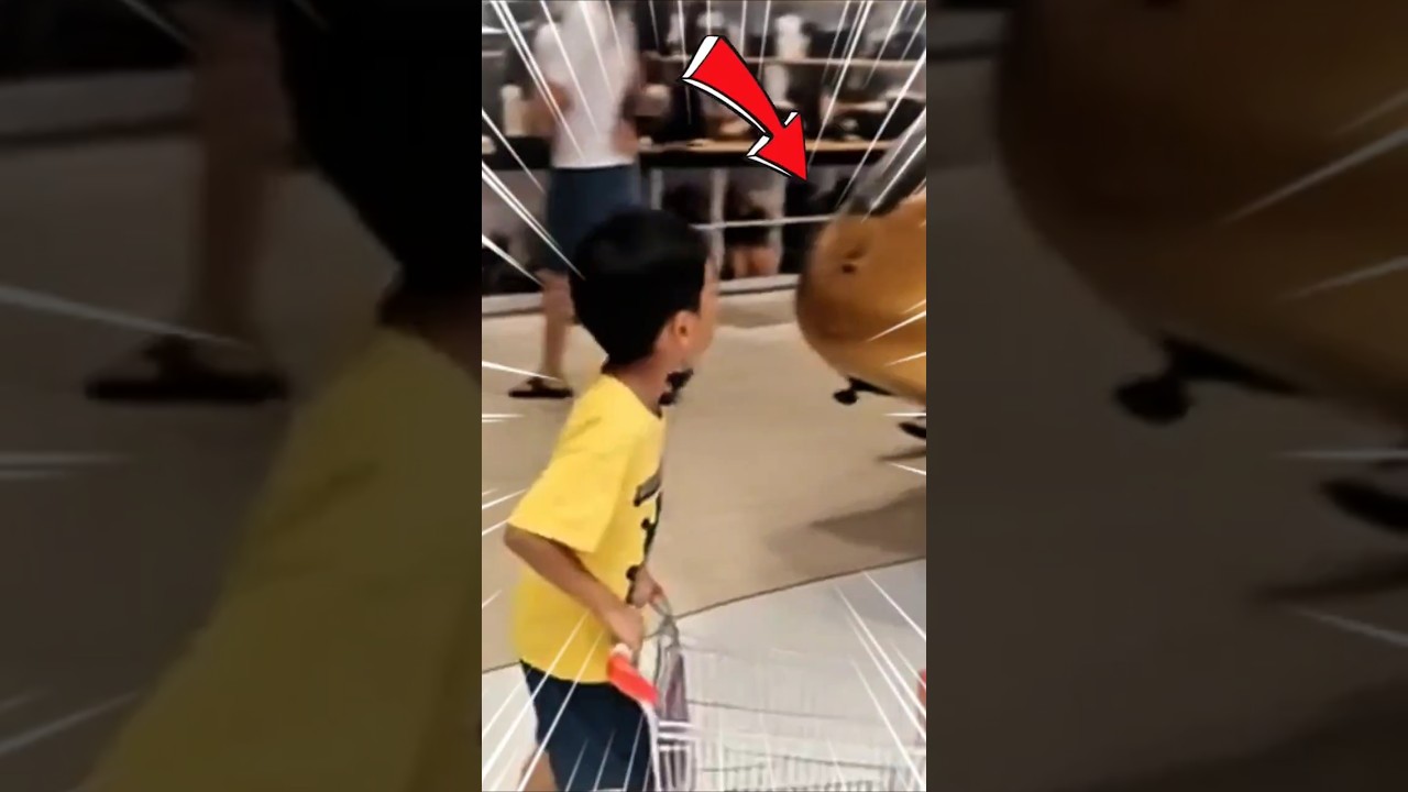 Keizo liat pesawat mau terbang di dalam mall⁉️😱