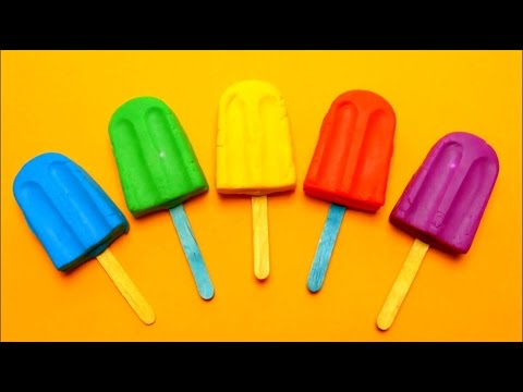 Play-Doh Ice Cream Sticks - Popsicle's with Surprise Toys for Kids - Doraemon, Monster Toys