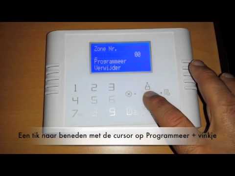 Aanmelden bedieningspaneel - Draadloos GSM Alarmsysteem Pro Plus