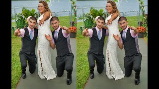 Group photo body editing / body editing / body reshaping / body slimming / photoshop body editing screenshot 2