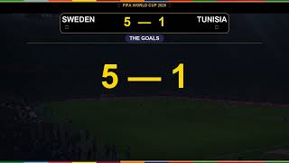 Sweden 5-1 Tunisia | World Cup 2026