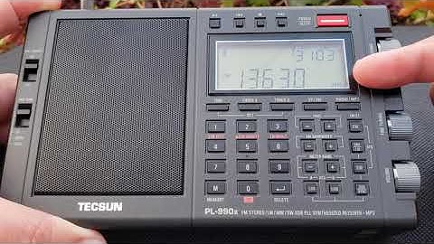 Tecsun PL-990x ATS Scan (Equivalent of ETM) very good and fast on the Shortwave bands