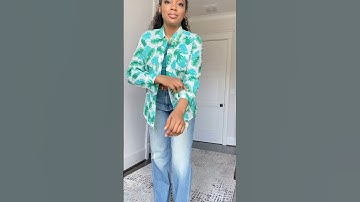How to style jeans and shirt✨Shop outfits link in bio LTK✨#howtodress