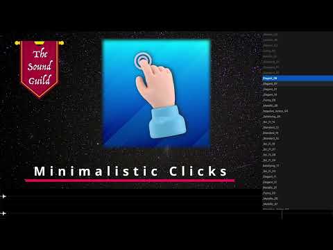 Minimalistic Clicks SFX (UI)  ·  The Sound Guild