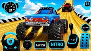 Monster Truck Mega Ramp Extreme Racing - Impossible GT Car Stunts Driving - Gadi game - Android Game screenshot 4