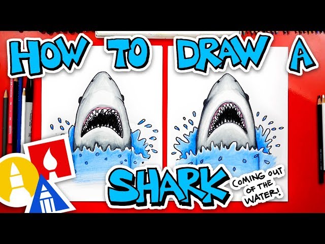 Art For Kids Hub Folding Surprise Shark - Draw-fDraw