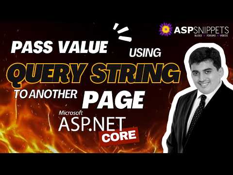Pass (Send) Model data using QueryString Parameters in ASP.Net Core