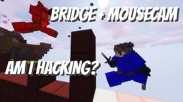 Hackusated In Hypixel Bridge, I HACK?? With Mouse Cam