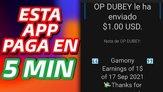 GAMONY ? - APP NUEVA  PAGANDO DINERO EN INTERNET PAYPAL, GOOGLE PLAY 2021 - ? COMPROBANTE DE PAGO