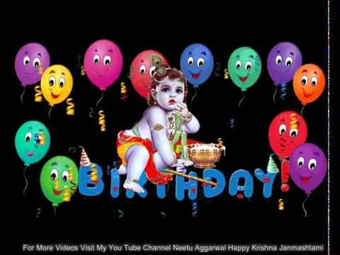 Happy Birthday Krishna,Happy Krishna Janmashtami,Animated Wishes,Greetings,Sms,Quotes
