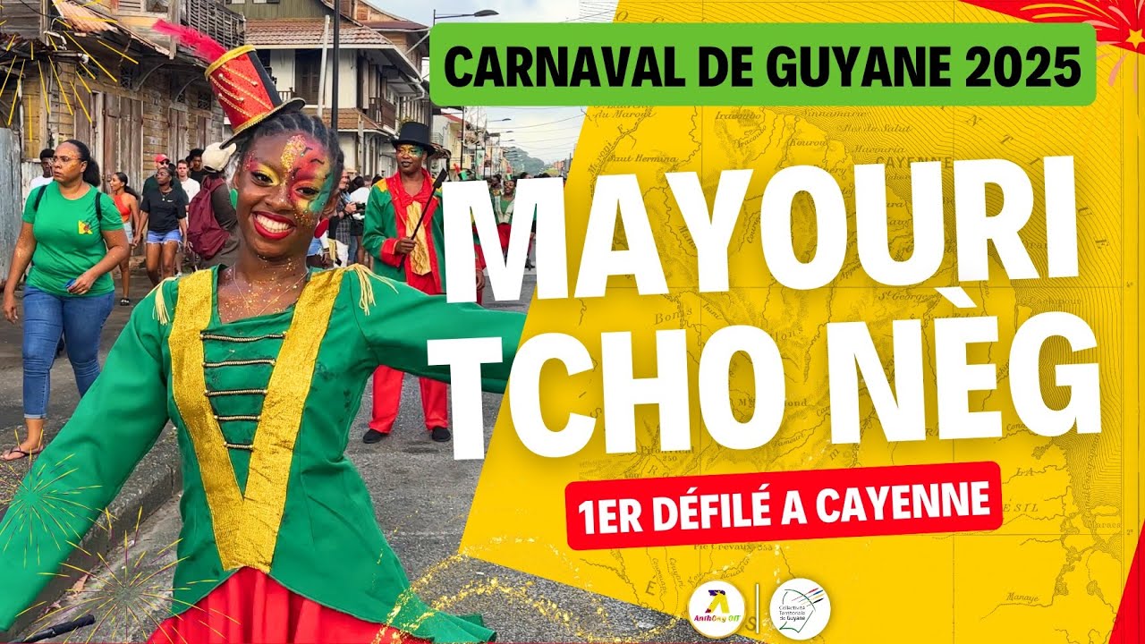CARNAVAL DE GUYANE 2025 - MAYOURI TCHÔ NÈG - 1ER DÉFILÉ À CAYENNE - BY ANTHONY OFFICIEL