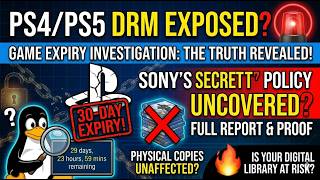 PS4/PS5 30-Day DRM EXPOSED?! 🚨 Game Expiry Investigation &amp; Truth Revealed