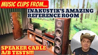 Inside Inakustiks Reference Room: Ear-Opening Speaker Cable Comparison