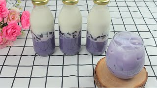 Resep milkshake korea sangat mudah dan nikmat,goguma sweet potato latte