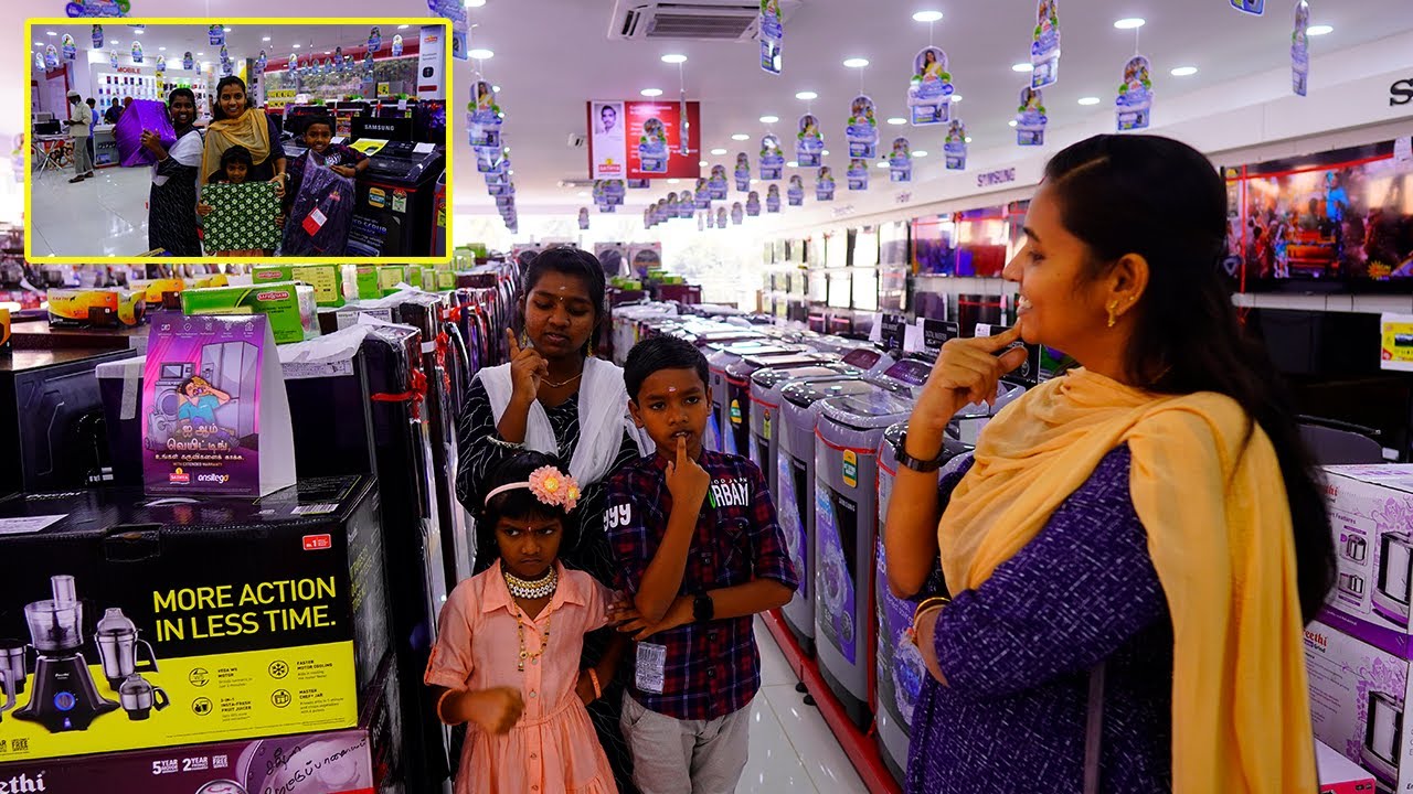 வீட்டுல இல்லாத பொருள் மட்டும்  வாங்கணும் முடியுமா ? Semma Shopping | அதுவும் சத்யா ஷோ ரூமில் .