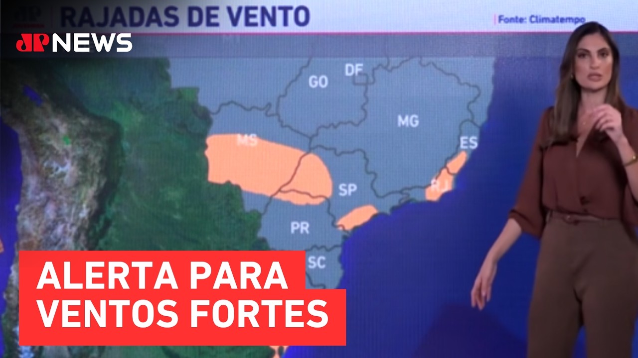 Previsão do Tempo: Rajadas de vento seguem atingindo partes do Sudeste nesta quinta (30)