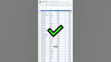 How to automatically resize your table in Google Sheets! 😙 #exceltips #googlesheets #spreadsheets